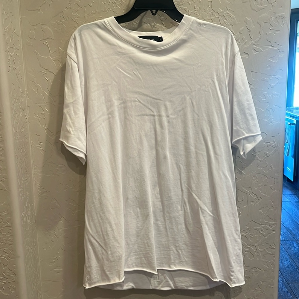 Talentless roller tee. White. Large